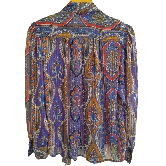 Vtg Secretary Blouse - Picture 4 of 5